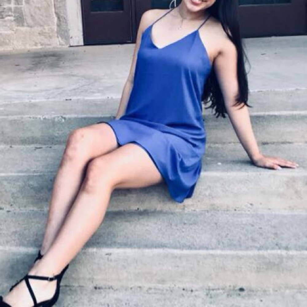 Blue dress
